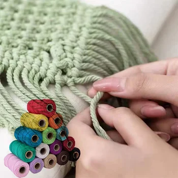 10m Natural Cotton Macrame Rope 1