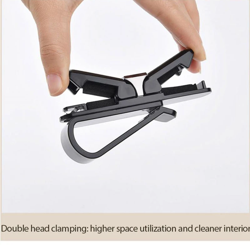 Glasses holder clip auto car sun visor bracket for woman men