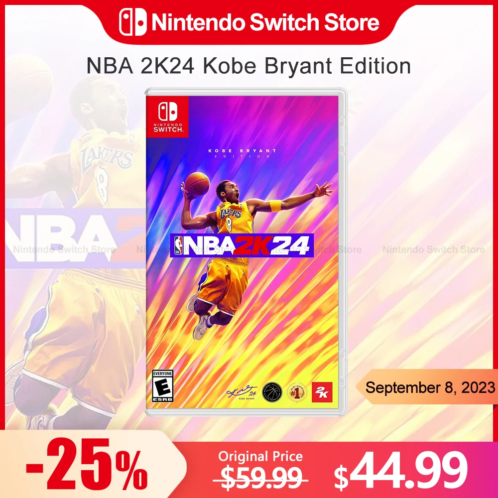 Nba 2 K24 Kobe Bryant Edition Nintendo Switch Offerte Di Gioco 100% Scheda Di Gioco Fisica Originale Ufficiale Per Console Di Gioco Switch