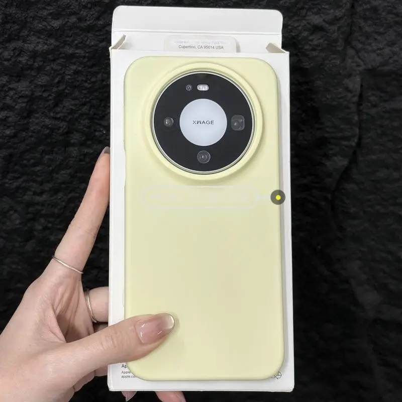 Premium Liquid Silicone Rubber Case - Soft Back Cover with Fall Protection