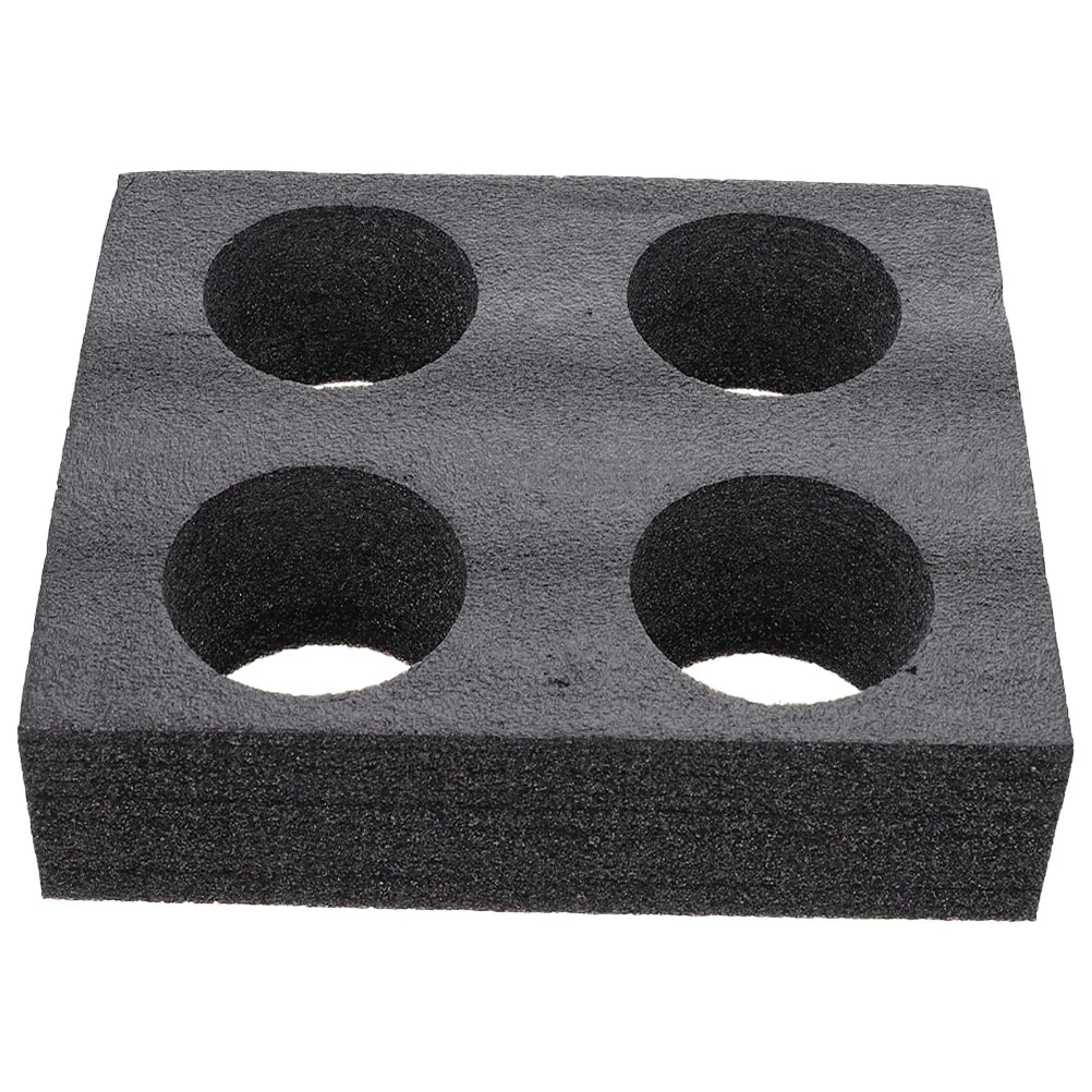 Knitted Cotton Cup Holder Espresso Cup Coffee Carry Epe Foam Composite Pearl Carrier Tray Universal Adjustable Desk Stand Bike cup storage holder