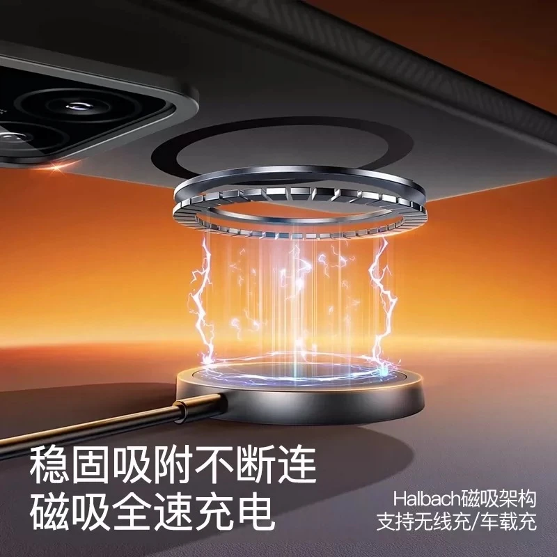 Xiaomi Mi 17 Pro Magnetic Matte Transparent Camera Protective Case