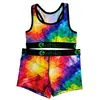 ETHIKA 2024 Women's Sports Vest Underwear Shorts Set Running Fitness Quick-drying Breathable Tight Elastic Two-piece Set 1
