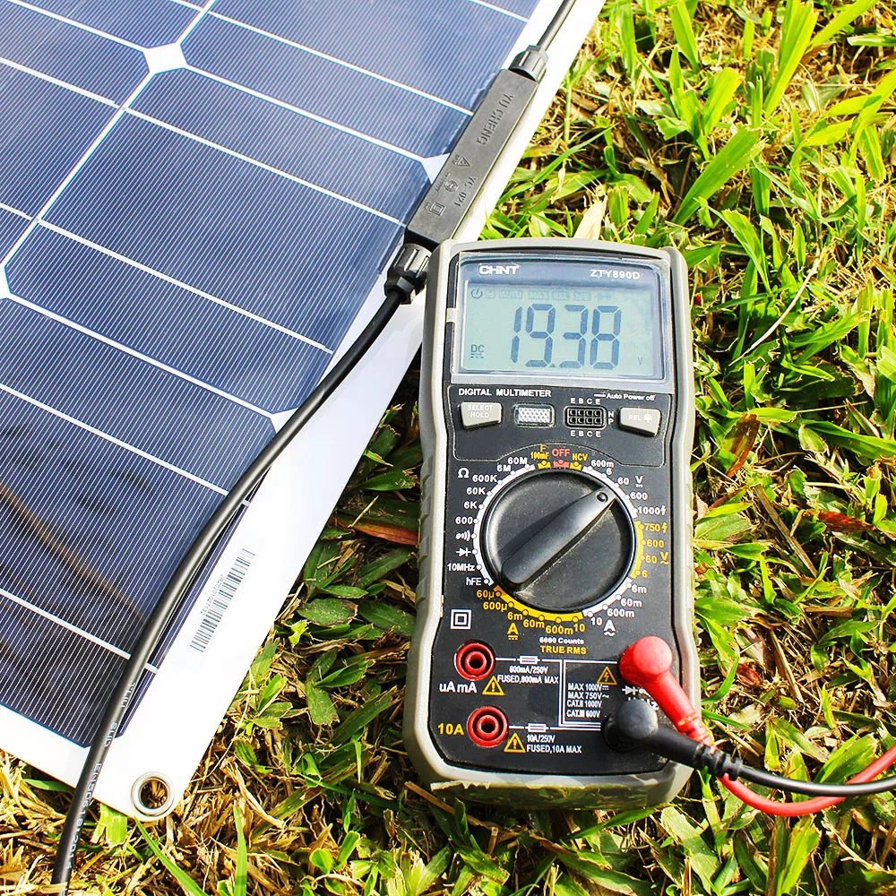Solar Panel Inverter Kit 1000W-6000W Flexible Monocrystalline Silicon Solar Panel 12V Flexible Waterproof for Outdoor Housing Vehicle