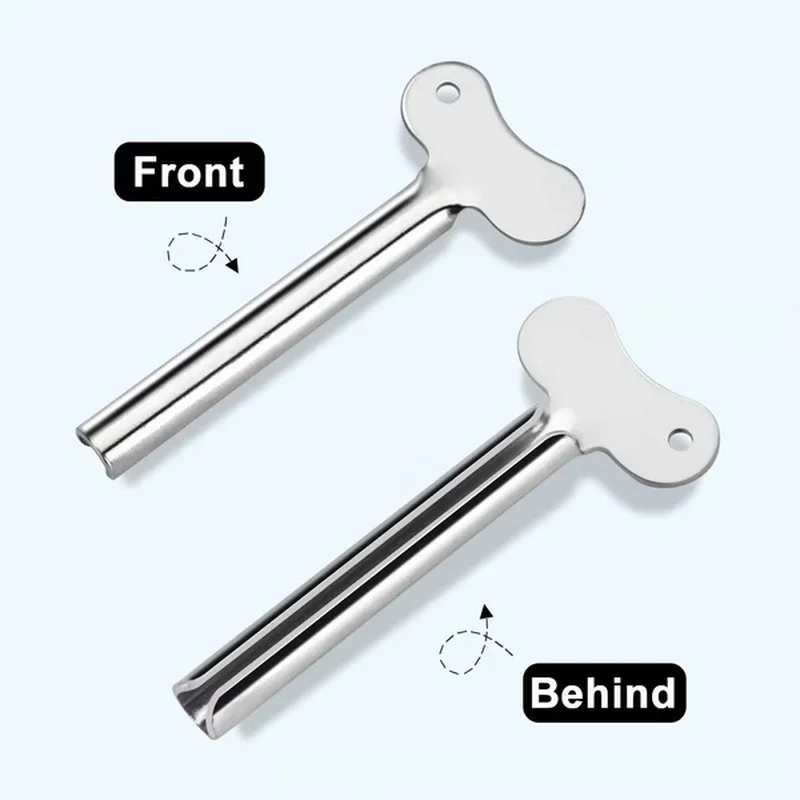 Hot Sale Reusable Stainless Steel Toothpaste Squeezer Multifunctional Plastic Cream Tube Squeezing Cosmetic Oil Paint Squee 6