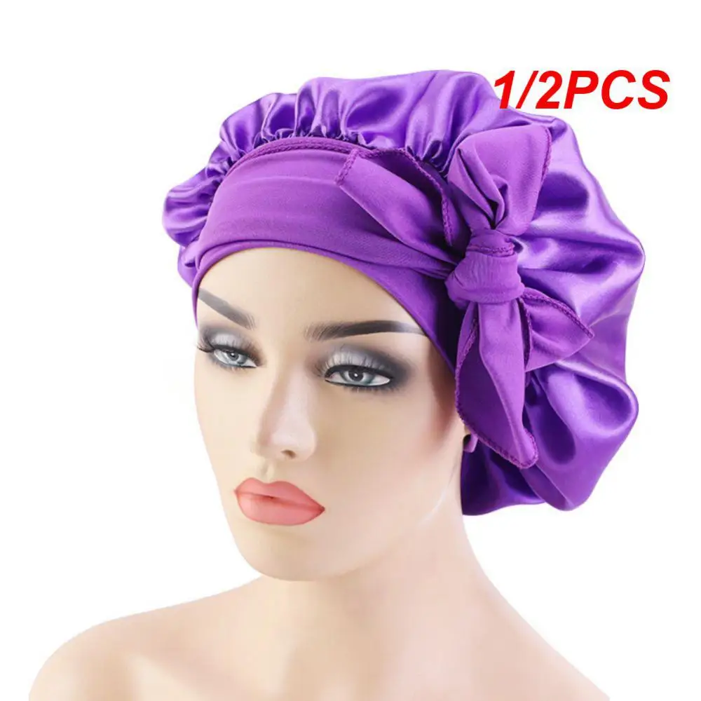 

1/2 шт., нейлоновый тюрбан с цветочным принтом