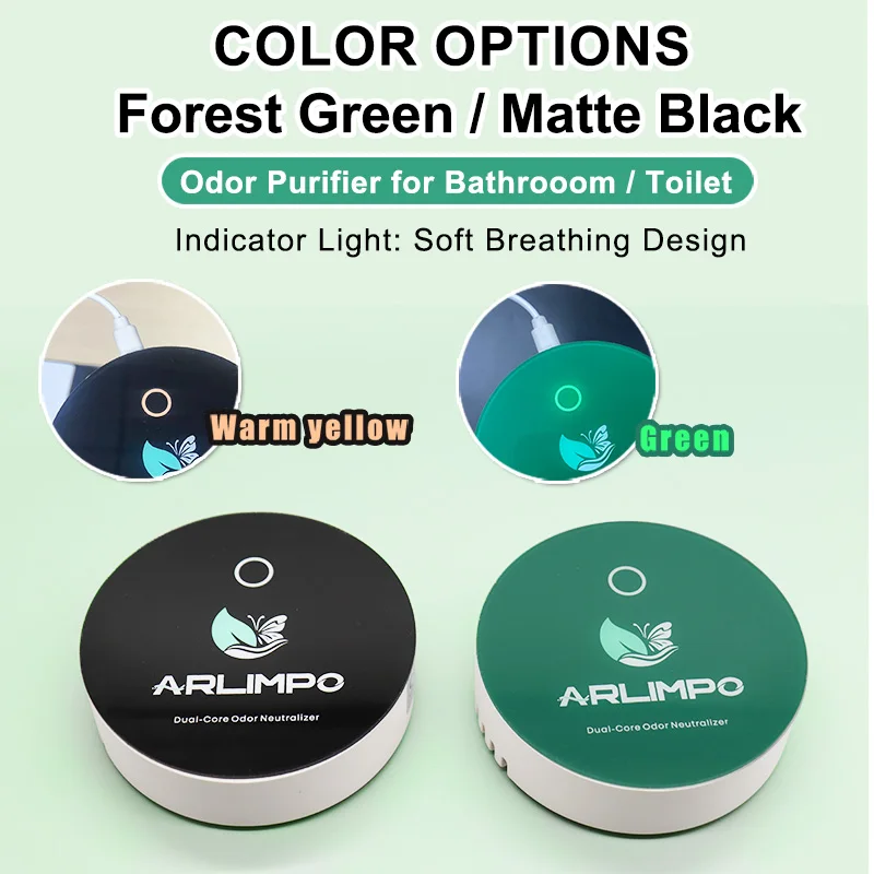 1PC Dual-Core Air Purifier, Wall-Mounted Odor Eliminator for Pet Homes, Smart Odor-Chip Technology 4