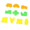 10 Piece Plastic Car Ship Plane Sand Clay Mold Kit Kids Sandbox Toy 1