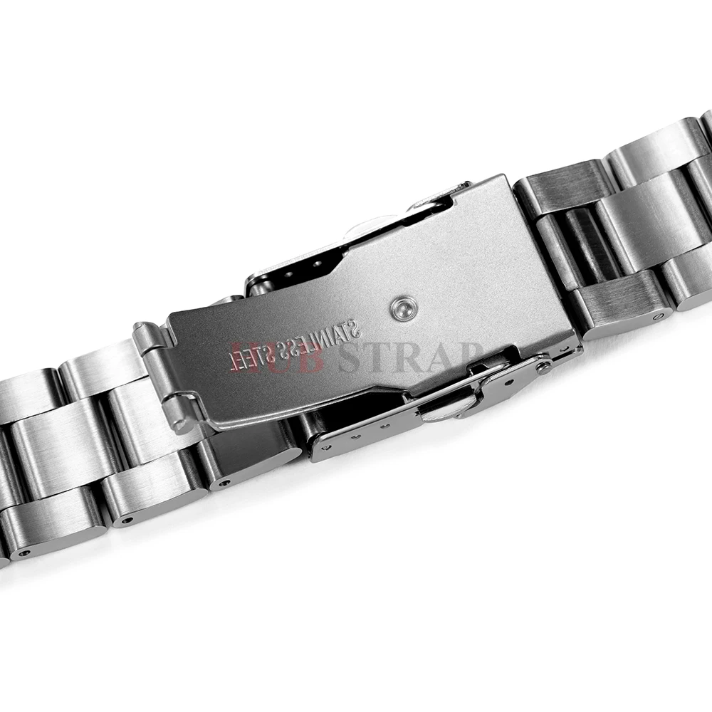 Premium Solid Stainless Steel Watch Strap