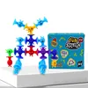 Small Bees Suction Cup Toys Set,Soft Building Blocks Pop Sucker,Parent-child Interactive Game, Window Bath Toys 4