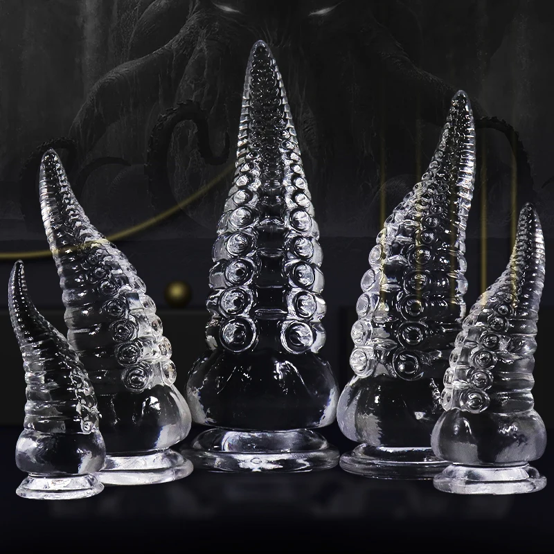 Sex toys Tentacle Dildo Octopus Animal Tpe/Silicone/Glass Anal Plug Progressive Vaginal Dilators Monster Penis Big Buttplug