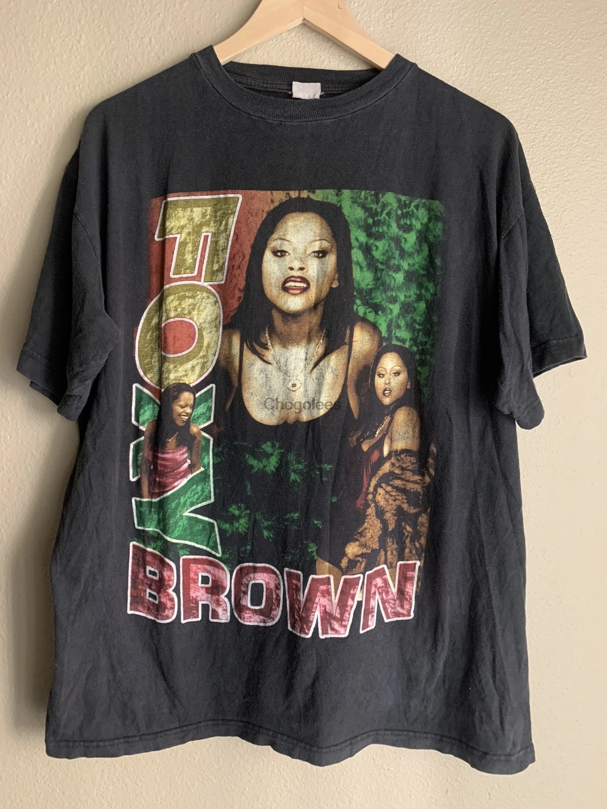 Men T Shirt Vintage 90s Rap Tee Foxy Brown Nas Bootleg Shirt - Tailor ...