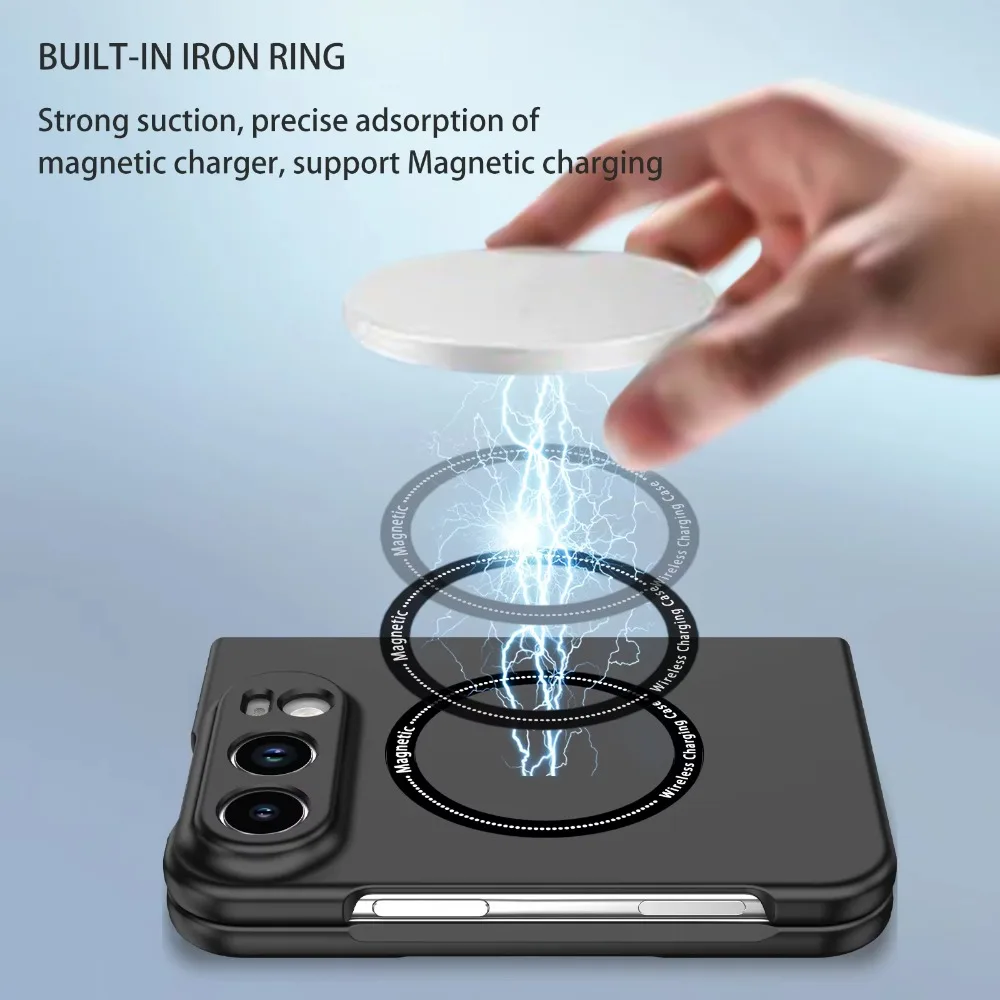 Ultra-Thin Magnetic Phone Case with Shockproof Protection and Magsafe Compatibility