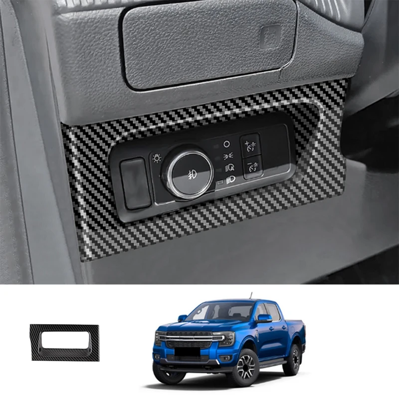 

1 шт. панель переключателя автомобильной фары обшивка ABS автомобильные аксессуары для Ford Ranger 2023 +