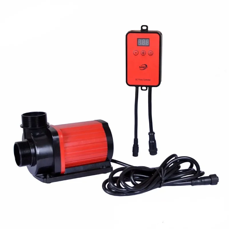 

Uniclife FOC Controllable 12V-24V DC Water Pump 2378GPH/9000L with Controller for Marine Freshwater Aquarium Pond Circulation