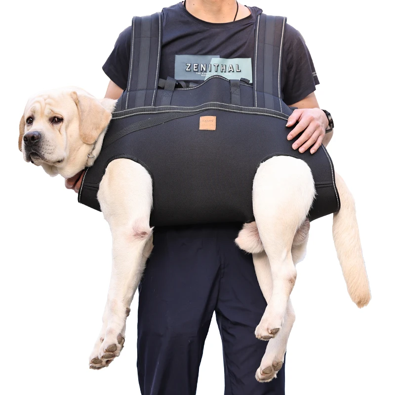 Multifunctional Pet Dog Carrier Backpack Portable Puppy Transportation Bag Medium Large Dogs Comfortable Breathable Shoulder Bag