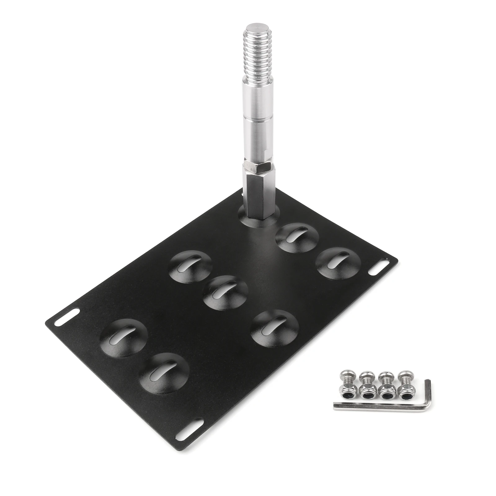Areyourshop Front Bumper Tow Hook License Plate Mounting Holder Bracket fits for VW Golf 6 Tiguan PASSAT Jetta license plate bracket license plate holder