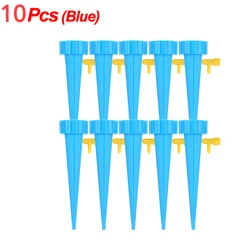 10 - Pack Adjustable Self - Watering Drip Irrigation Spikes (Blue - 10Pcs)