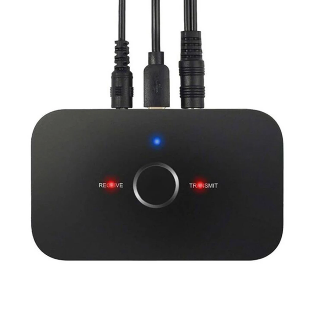 

Audio Transmitter Bluetooth-compatible V5 0 AUX 3 5mm Jack MP3 MP4 4Mbps Music Receiver Wireless Driving Adapter