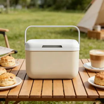 Borsa Termica da Campeggio 5L, Raffreddamento 24H, Mantenimento Caldo 5-8H, Contenitore Isolato Portatile per Auto, Picnic, Spiaggia e Viaggi