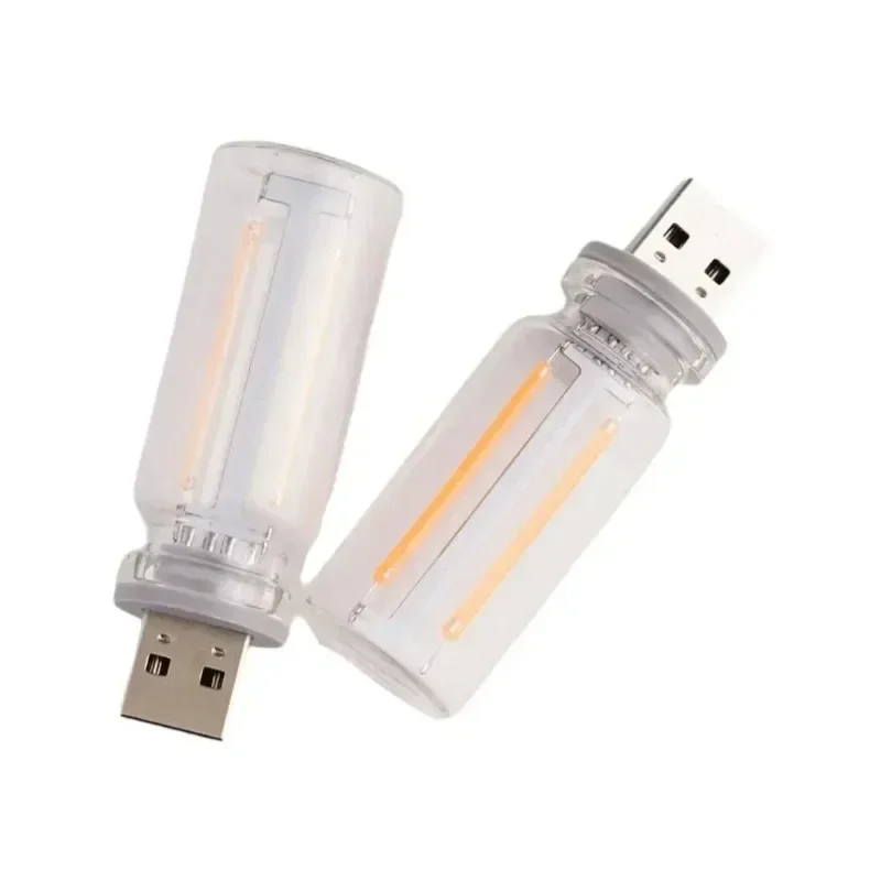 Led Decoration Light Decorate Tools USB Touch Control Night LED Light Atmosphere Incandescent Lamp LED Filament Light Bulb Bedroom Decoration DIY