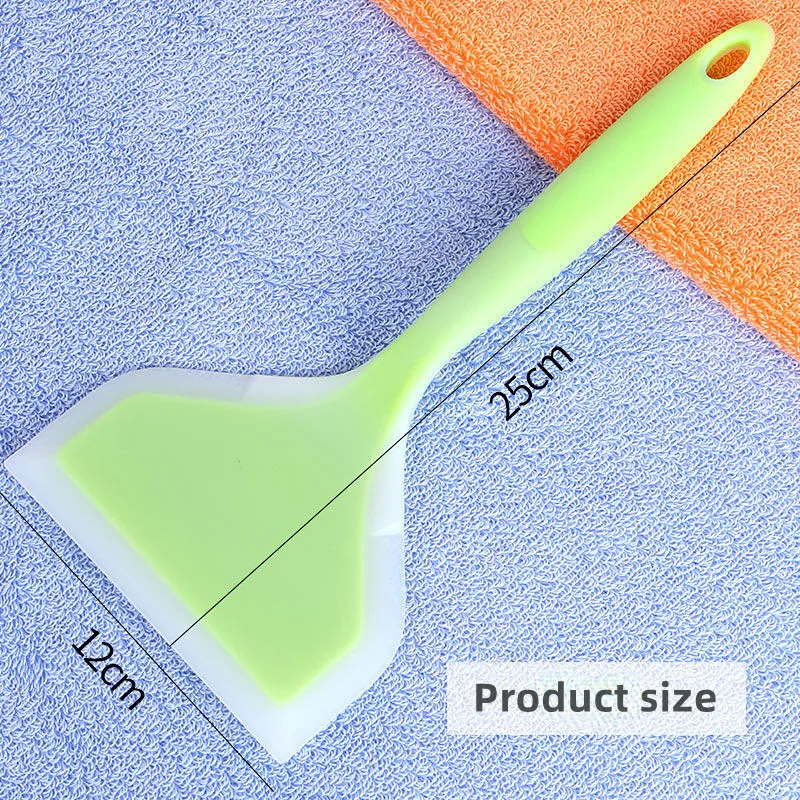 Silicone Spatula Cooking Utensils Beef Meat Egg Kitchen Scraper Wide Pizza Cooking Tools Shovel Non-stick Spatula Kitchenware