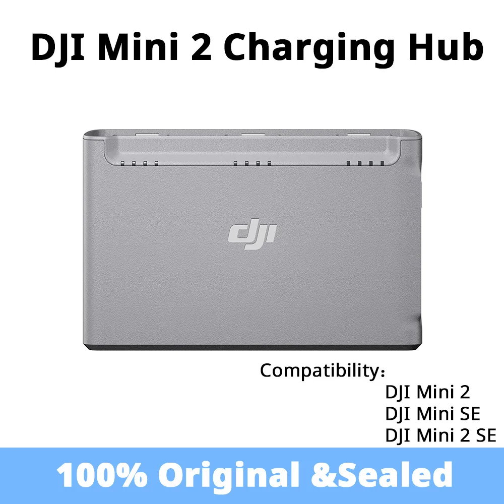 DJI Mini 2/ SE Two-Way Charging Hub Original Accessories DJI Mini 2 SE Drone Charge Three Batteries drone repair parts drone battery charger