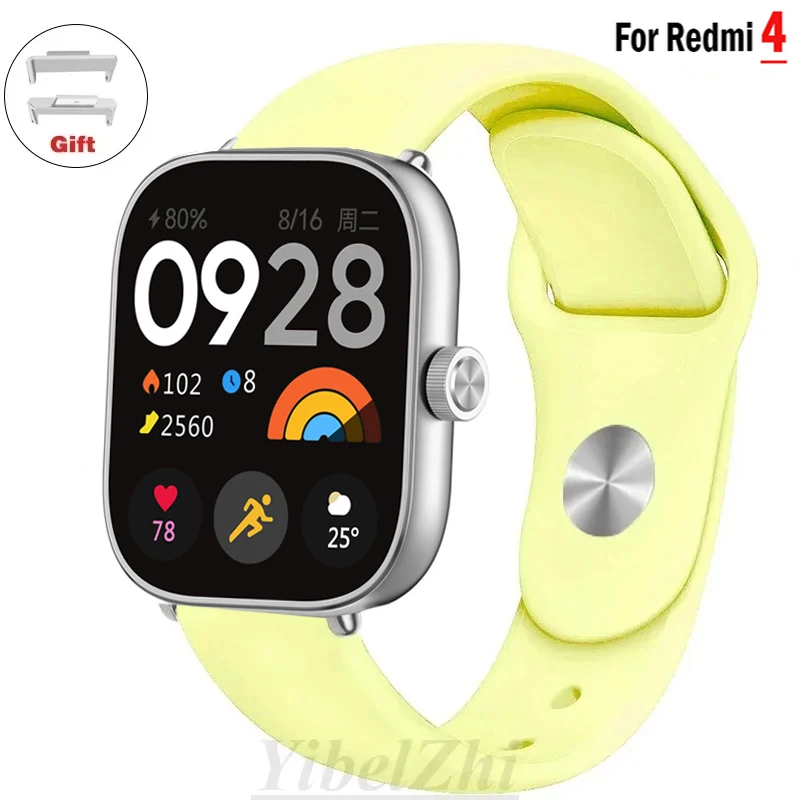 Soft Silicone Sport Bracelet Strap for Smartwatch Wristband Accessories