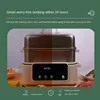 220V Stainless Steel Electric Food Steamer 3 Layers Steaming Pot Multi Cooker Home Electric Hot Pot 5