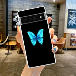 Butterfly Love Soft Clear TPU Transparent Phone Case - Google Pixel 4a 5G (B7)