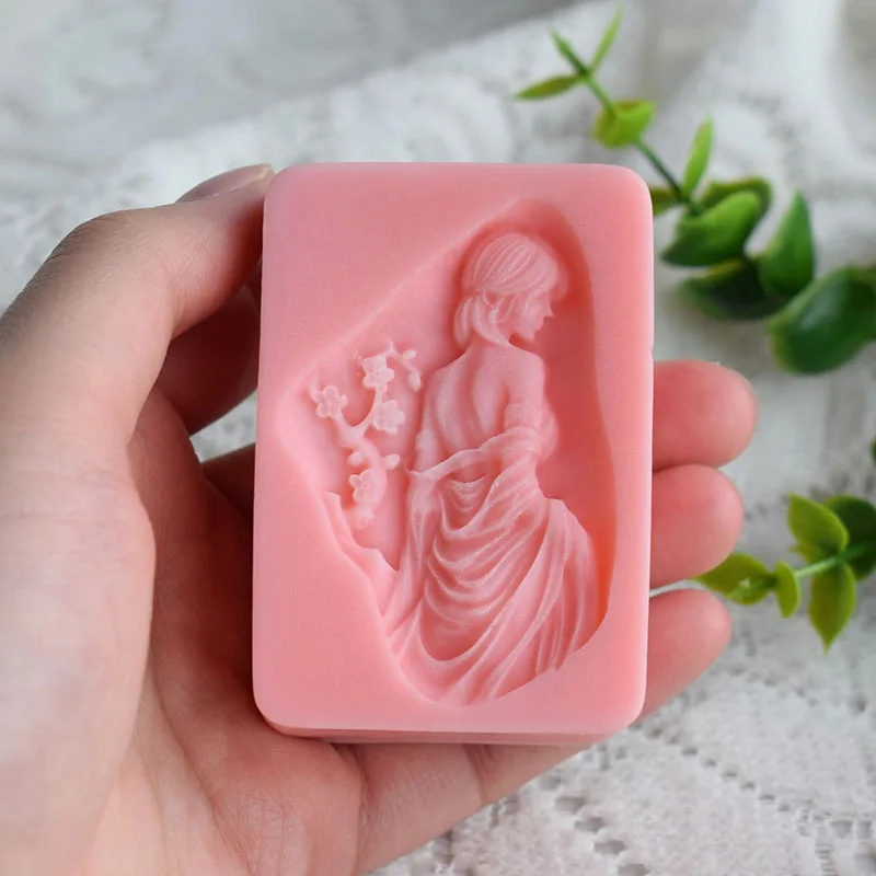 

Sexy Bath Silicone Soap Mold DIY Square Geometric Soap Making Cake Chocolate Candle Mold Gift Craft Home Decor