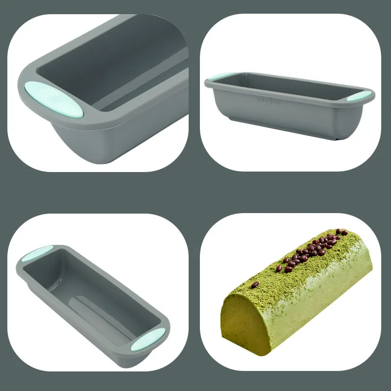 Large Non-Stick Silicone Loaf Pan - Professional Bakeware for Cakes, Pies, and Breads