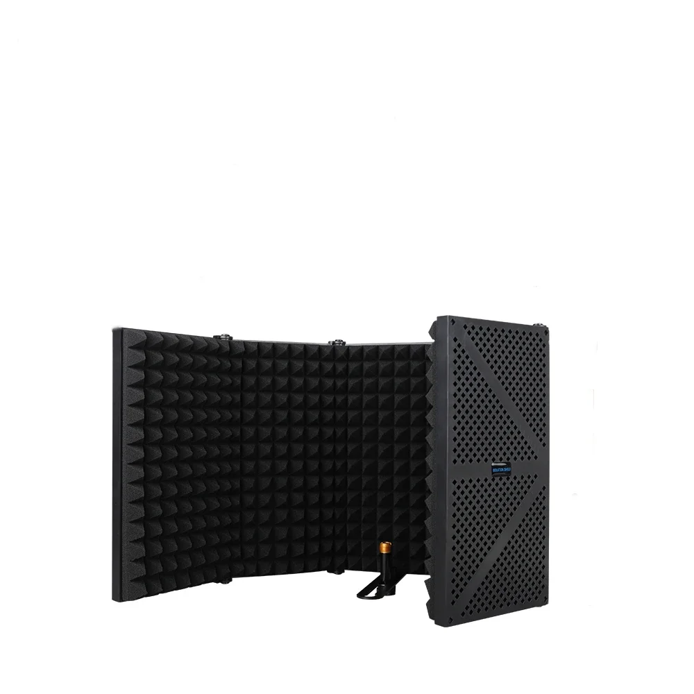 sound-acoustic-foam-microphone-plastic-soundproof-screen-professional-studio-recording-equipment-mic-isolation-shield-panel