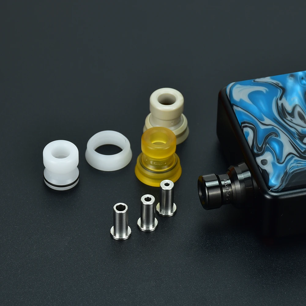 

mission Cosmos V2 Booster Integrated Drip Tip 316 Stainless Steel for sxk BB / Billet / Boro AIO Box Mod vs Monarchy Cyber