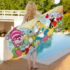Cartoon A-alice In W-wonderland Anime Beach Swimming Towel Soft Absorbent Washcloth Children's Gifts For Kids Travel Camping Gym 3