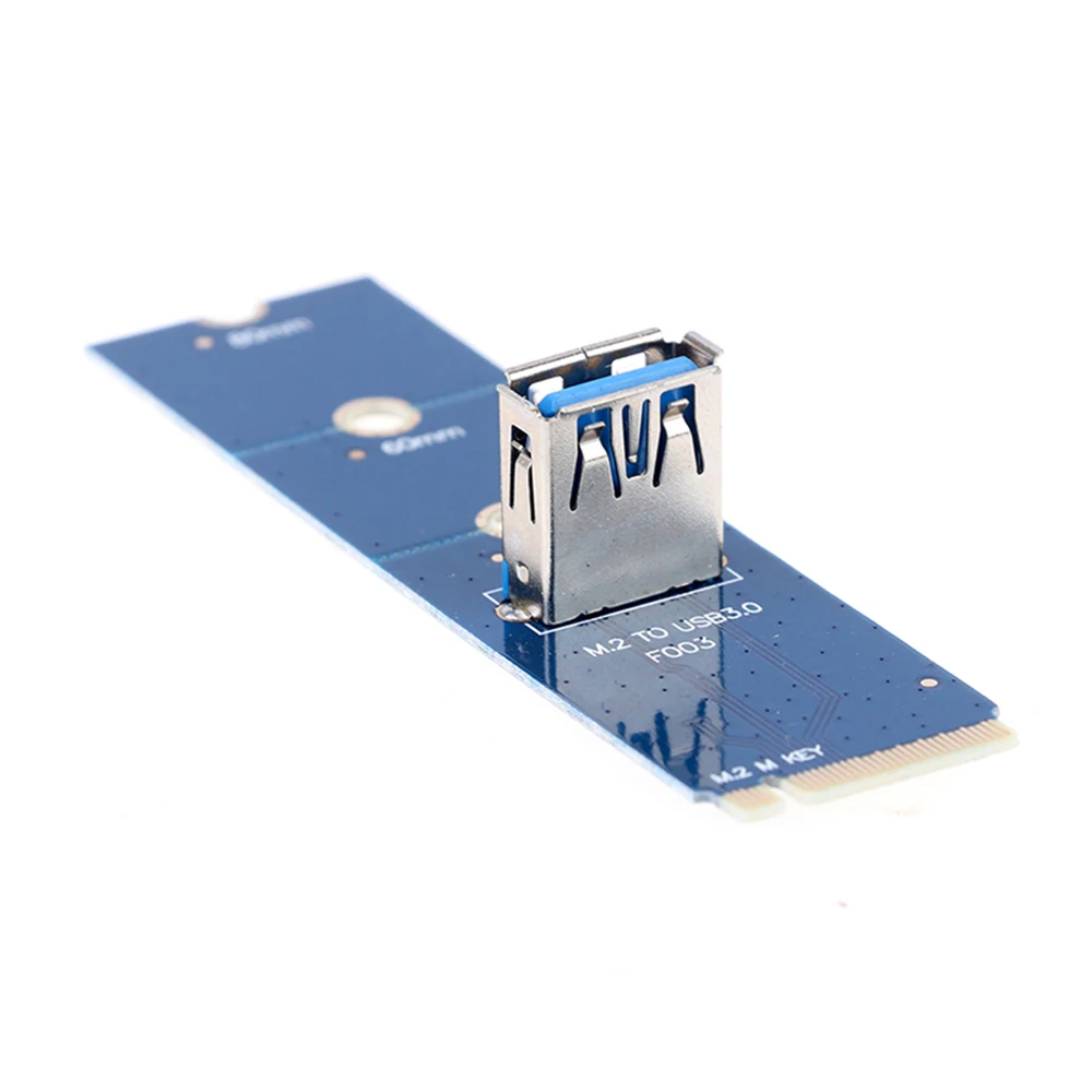 

Портативный адаптер M.2 на USB 3,0, карта M2 M Key на USB3.0 для мини PCIe PCI-E Райзер-карты для майнинга