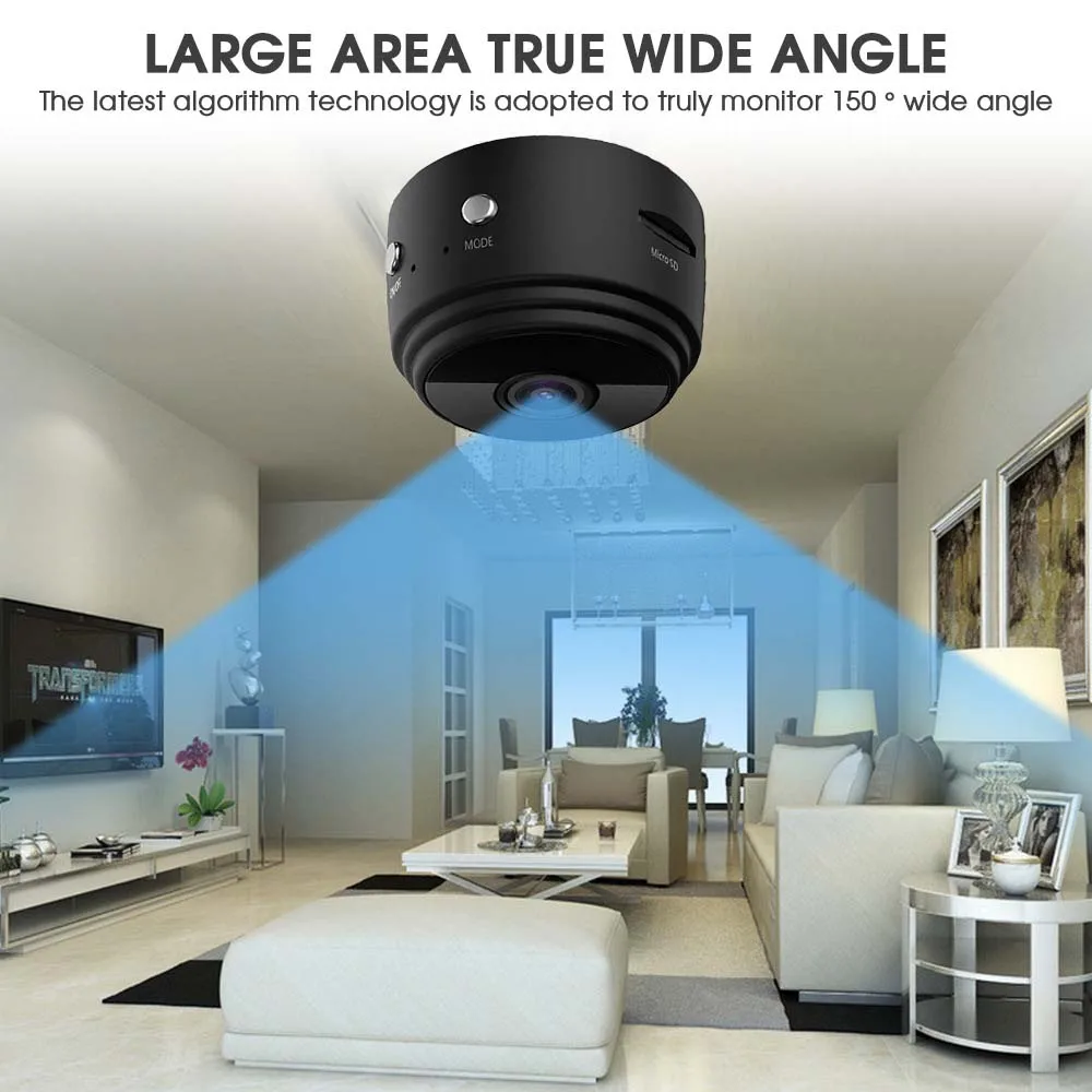 Regaton Wireless WiFi Camera A9 Mini Video Recorder Camera Security Monitoring Camera Intelligent Home Security For Infants 2