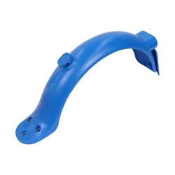 Enhanced Rear Mudguard for Electric Scooters - New Version Fender Accessory (Blue fender)