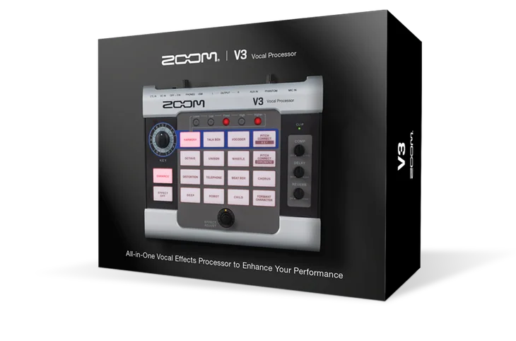 DTM・DAW Zoom V3 Vocal Processor Zoom V3 Procesor Wokalny, Szary/Czarny : Amazon.pl