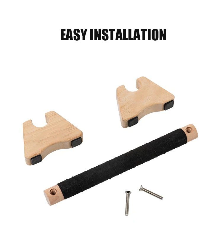 Maniglie Per Flessioni In Legno Wowlela - Impugnature Antiscivolo Per Allenamento