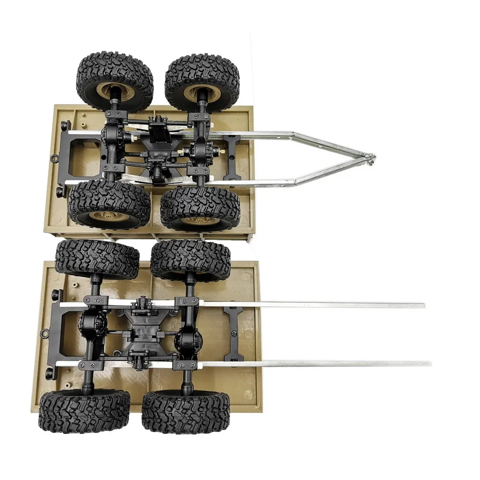 1/16ミリタリートレーラーラジコン WPL B36-3 スロープ開閉操作可能 1