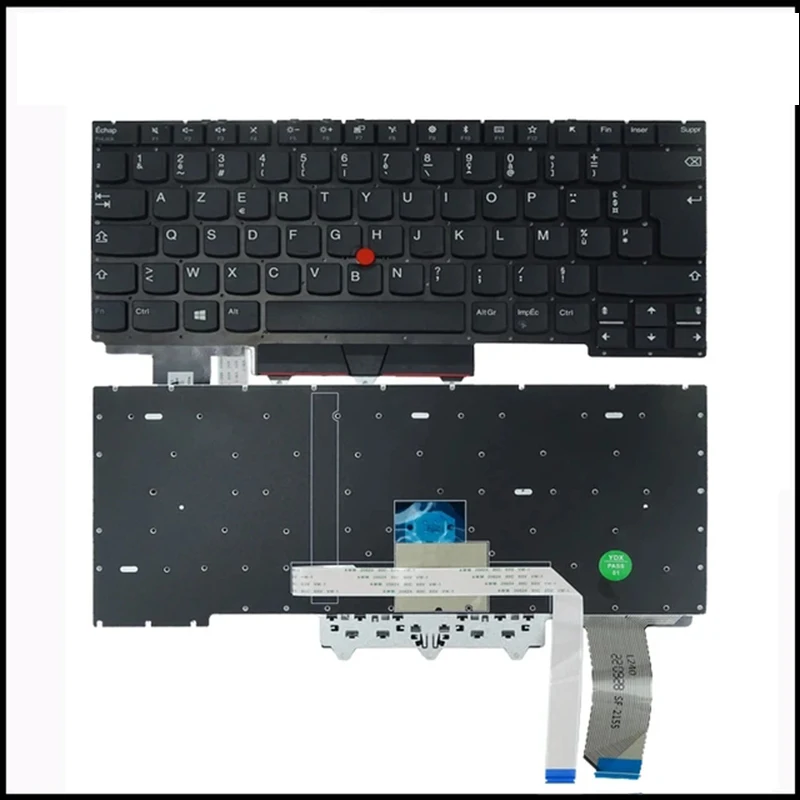 Tastiera Francese Azerty Fr Per Tastiera Lenovo Thinkpad T490S T495S T14S Notebook