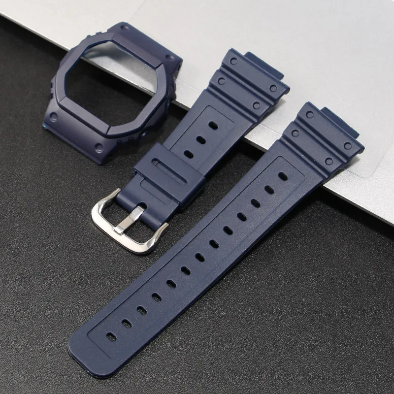 Enhanced Silicone Watch Strap for G-SHOCK Small Square Watches
