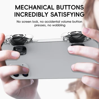 Controller joystick per gamepad per telefono cellulare Obiettivo di scatto L1 R1 Pulsante chiave in lega per iPhone Maniglia di gioco Android Accessori da gioco