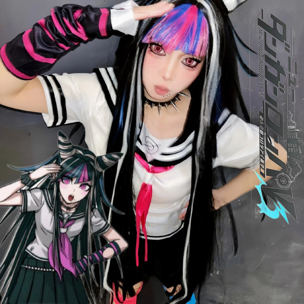 Danganronpa: Ibuki Mioda | White Uniform Costume Set Cosplay 22 Danganronpa-Inspired Ibuki Mioda School Uniform Costume for Cosplay Events