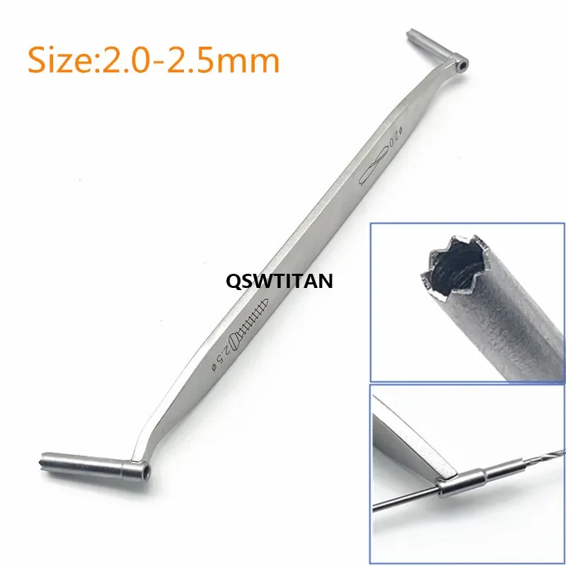Double Drill Sleeve - 2.7 & 2mm bits - BOSS Surgical Instruments Double Drill Sleeve - 2.7 & 2mm bits - BOSS Surgical Instruments