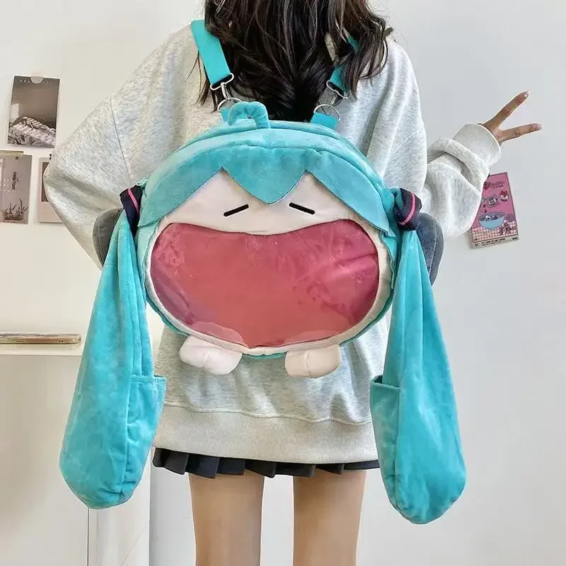 Cute Plush Cartoon Crossbody Bag - Anime Hat and Shoulder Bag