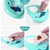 Waterproof Baby Bibs Baby Stuff Cute Solid Printed Kids Bib Girl Boy Adjustable Soft Silicone Bib Baby Feeding Stuff 6