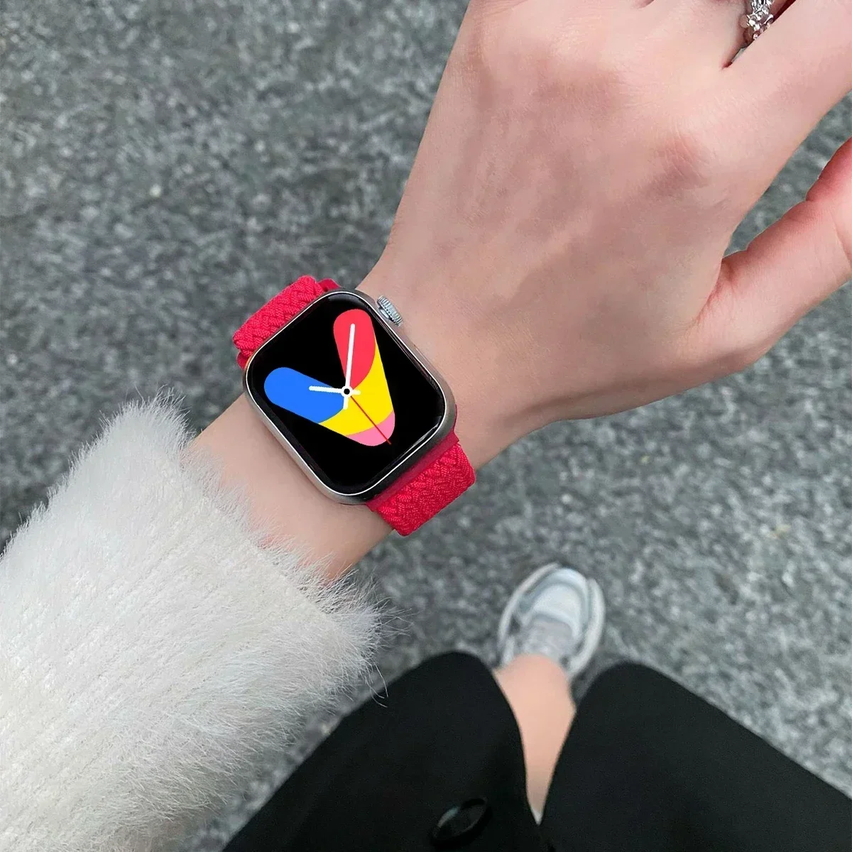 Magnetic Braided Nylon Watch Band Bracelet