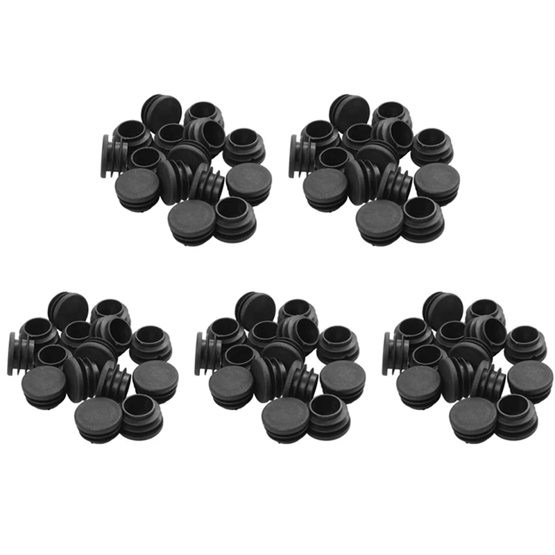 

120Pack Chair Table Legs Plug 22Mm Diameter Round Plastic Cover Thread Inserted Tube To Protect The Floor And Bumps